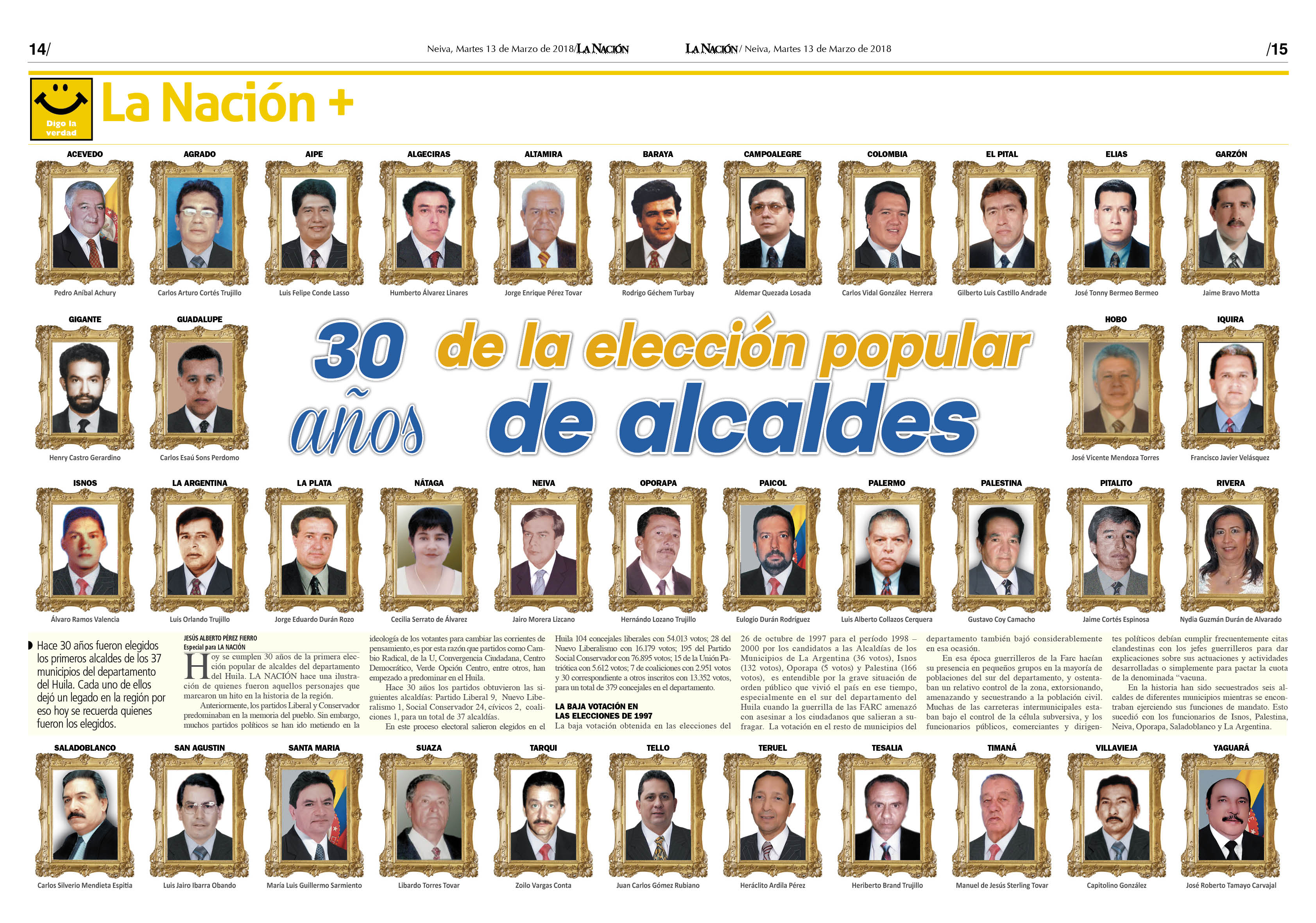 30 años de la elección popular de alcaldes