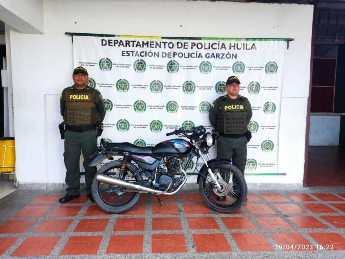 221 motorcycles and cars have been recovered in Huila in this 2023